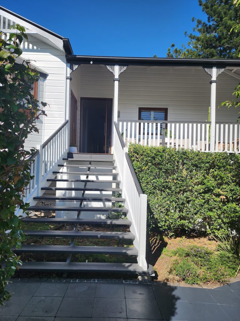 Queenslander-style home exterior repaint by DAR Painting Brisbane